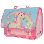 Cartable fille l'�cole des licornes 2 compartiments multicolore