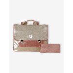 Cartable fille en polyur�thane beige