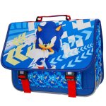 Cartable gar�on sonic 2 compartiments multicolore