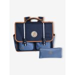 Cartable garon + trousse cool school bleu