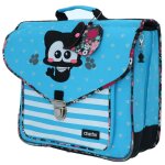 Cartable maternelle 36 cm chacha motif chat 2 compartiments bleu
