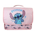 Cartable de maternelle disney stitch - 32 cm rose