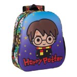 Cartable maternelle fille harry potter face 3d thermoform�e en eva multicolore