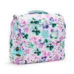 Cartable maternelle fille kipling codie s fleurs deau 30 cm - qualit� premium blanc / vert