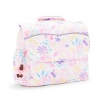 Cartable maternelle fille kipling codie s fleurs deau 30 cm - qualit� premium blanc / vert