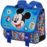 Cartable mickey mouse 38 cm - haut de gamme multicolore