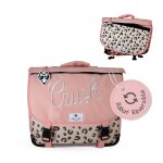 Cartable r�versible 2 compartiments crush - 38 cm rose