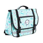 Cartable rip curl en textile � motifs 34 cm bleu clair