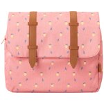 Cartable rose, jaune, bleu