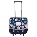 Cartable � roulettes fille 2 compartiments multicolore