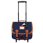 Cartable � roulettes fille 2 compartiments multicolore