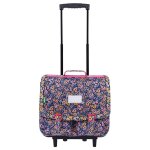 Cartable � roulettes fille 2 compartiments multicolore