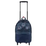 Cartable � roulettes fille 2 compartiments multicolore