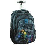 Cartable � roulettes gar�on back me up game zone multicolore