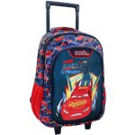 Cartable � roulettes gar�on cars 3 compartiments multicolore