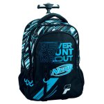 Cartable � roulettes gar�on nerf never count me multicolore