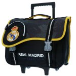 Cartable � roulettes gar�on real madrid cf 2 compartiments noir
