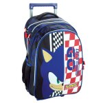 Cartable � roulettes gar�on sonic classic let's go multicolore