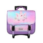 Cartable À roulettes phileas licorne violet Cartable À roulettes phileas licorne violet