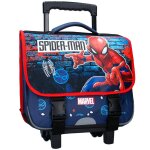 Cartable � roulettes spiderman web - 38 cm haut de gamme multicolore