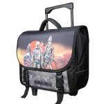 Cartable � roulettes star wars the mandalorian 38 cm haut de gamme multicolore