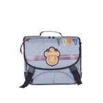 Cartable scolaire 2 compartiments harry potter university - 38 cm gris