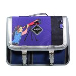 Cartable scolaire 41 cm recycl� emma etoile violet