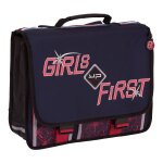 Cartable scolaire 41cm recycl� girls first bleu