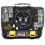 Cartable scolaire gar�on emoji devil id�al �cole primaire 41 cm noir / jaune