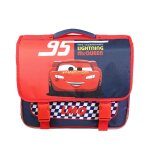 Cartable scolaire primaire disney cars rouge