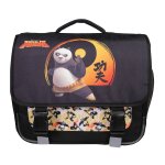 Cartable scolaire primaire kung fu panda noir