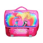 Cartable scolaire primaire les trolls rose