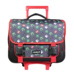 Cartable scolaire À roulettes primaire minecraft noir Cartable scolaire À roulettes primaire minecraft noir