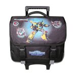 Cartable scolaire  roulettes primaire transformers noir