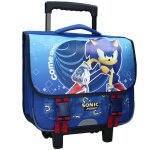 Cartable trolley sonic supreme power avec 2 compartiments 38 cm bleu / noir