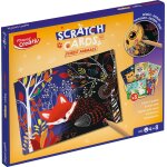 Cartes � gratter animaux de la for�t multi - coloured