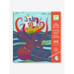 Cartes � gratter dessus - dessous multicolore