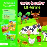 Cartes � gratter la ferme vert