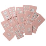 Cartes imperm�ables en silicone souple pour jouer dans l'eau pink