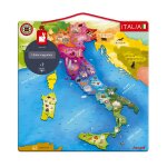 Carte d'italie magn�tique 20 pi�ces multicolore