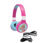 Casque 2 en 1 barbie bluetooth et filaire avec limitation de son multicolore