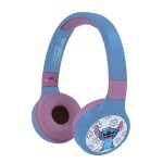 Casque 2 en 1 stitch bluetooth et filaire avec limitation de son multicolore