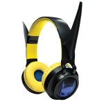 Casque 3d lumineux pliable bluetooth et filaire batman avec limitation du volume , rechargeable, micro ...