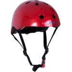 Casque enfant metallic red medium rouge
