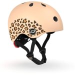 Casque leopard xxs (45 - 51 cm) beige, noir