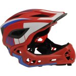 Casque vlo intgral rouge s rouge