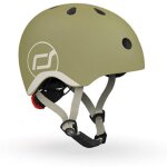 Casque vert, beige