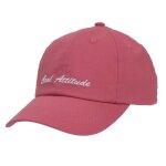 Casquettes 100% coton, ajustable, message brodé happy kid rose Casquettes 100% coton, ajustable, message brodé happy kid rose