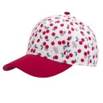 Casquettes 100% coton, ajustable, motif imprimé cerise Casquettes 100% coton, ajustable, motif imprimé cerise