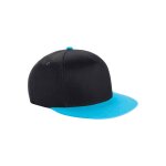 Casquette ajustable sergé de coton noir / bleu surf Casquette ajustable sergé de coton noir / bleu surf